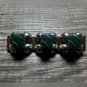 Sterling Mexican Chalcedony Pin